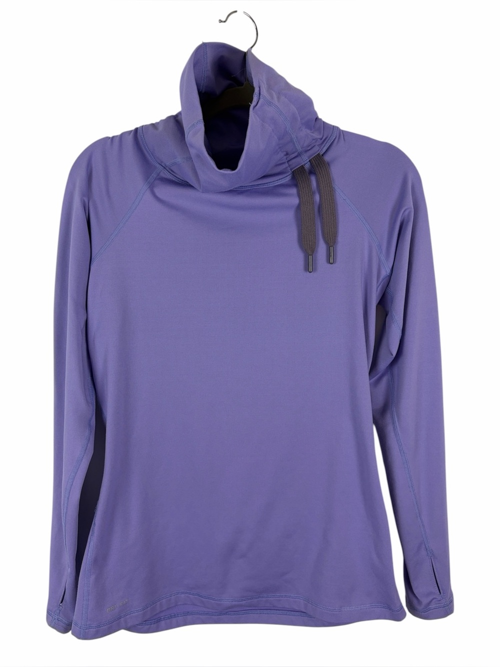 Nike Pro Dri-FIT Cowl Neck Hoodie Women’s Large Purple